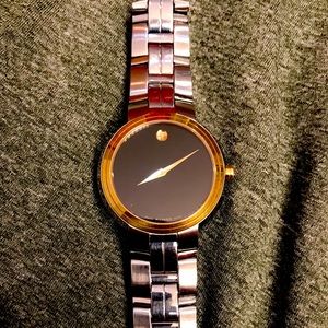 Unisex two tone Movado Watch